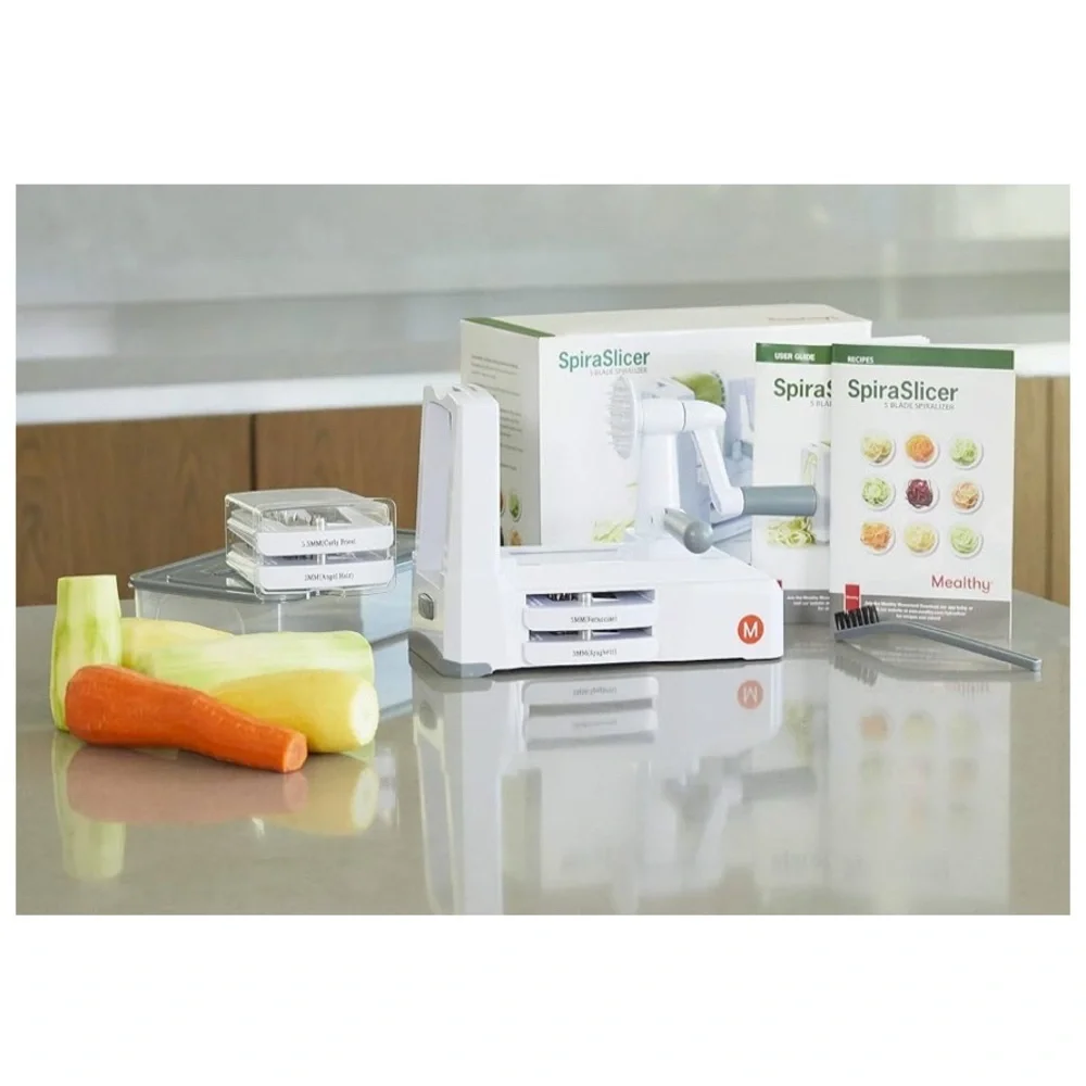 MEALTHY Spiralizer with 5 Blades